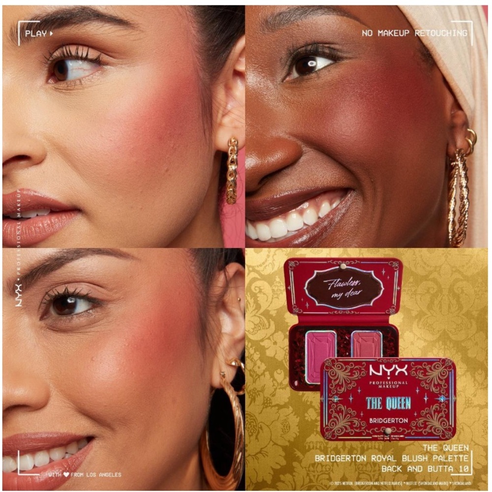 NYX Bridgerton Buttermelt Royal Blush Duo “The Queen” - Picture 4 of 8